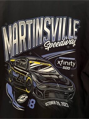 Martinsville Speedway Xfinity 500 Black Racing T-Shirt